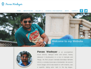 pavanwadeyar.com screenshot