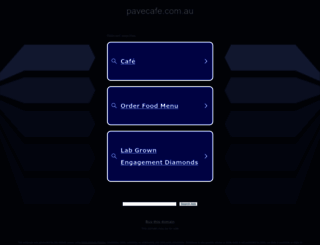 pavecafe.com.au screenshot