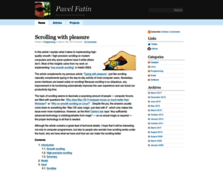 pavelfatin.com screenshot