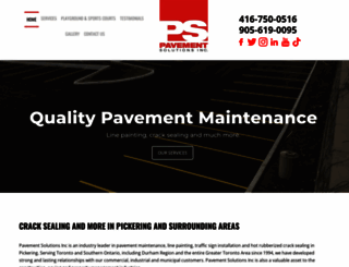 pavementsolutions.ca screenshot