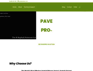 pavepro.com screenshot