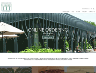 pavilioncafe.com screenshot