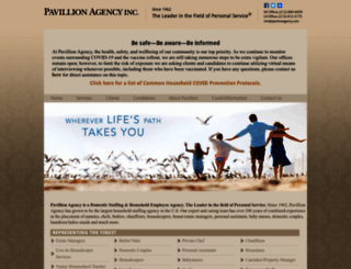 pavillionagency.com screenshot