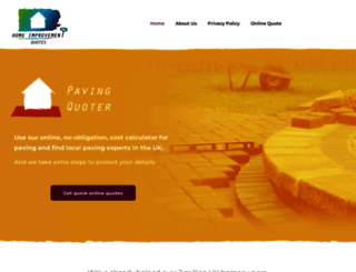 pavingquoter.co.uk screenshot