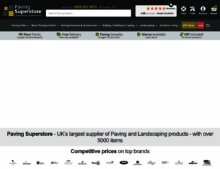 pavingsuperstore.co.uk screenshot