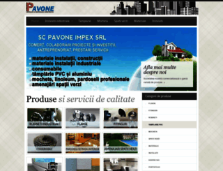 pavone.ro screenshot
