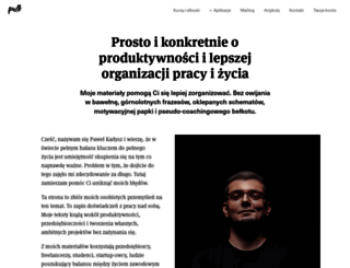 pawelkadysz.pl screenshot