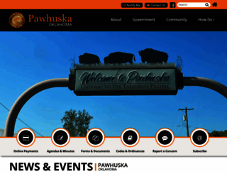 pawhuska.org screenshot