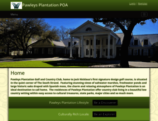 pawleysplantationpoa.com screenshot