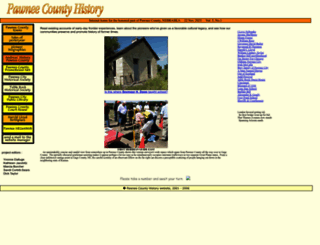 pawneecountyhistory.com screenshot
