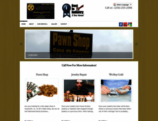 pawnshopinhuntsvilleal.com screenshot