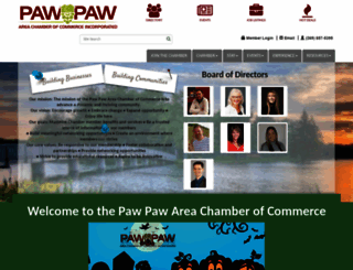 pawpawchamber.com screenshot