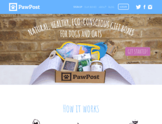 pawpost.co.uk screenshot