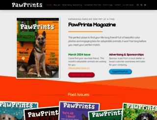 pawprintsmagazine.com screenshot