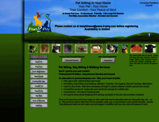 paws-2-play.com screenshot