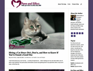 paws-and-effect.com screenshot