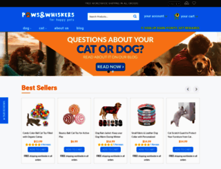 paws-and-whiskers-lovers.myshopify.com screenshot