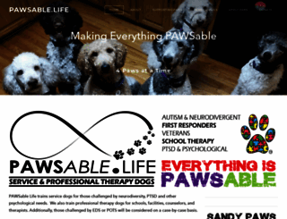 paws4autism.org screenshot