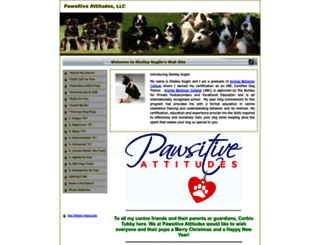 pawsitiveattitudes.thedogtrainer.org screenshot