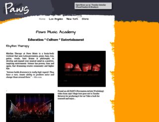 pawsmusic.com screenshot