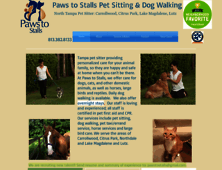 pawstostalls.net screenshot