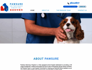pawsurevets.com screenshot
