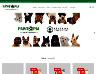 pawtopia-624999.shoplightspeed.com screenshot