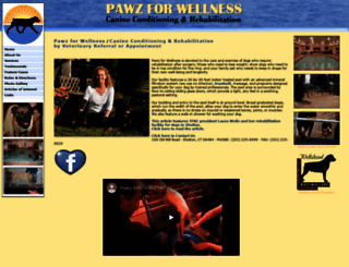 pawzforwellness.com screenshot