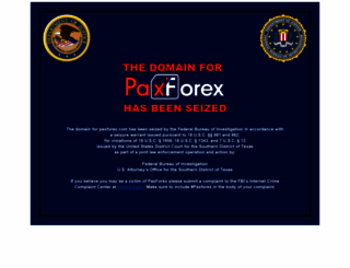 paxforex.com screenshot