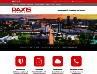 paxistech.com screenshot