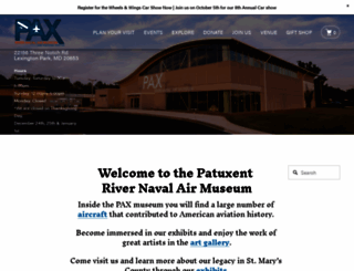 paxmuseum.com screenshot