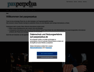 paxperpetua.de screenshot