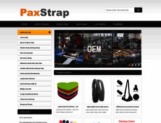 paxstrap.com screenshot