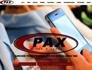 paxtag.com screenshot