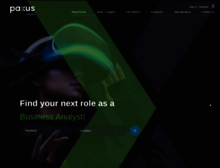 paxus.com.au screenshot