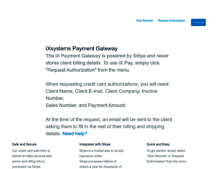 pay.ixsystems.com screenshot