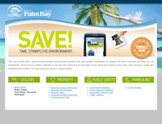 pay.palmbayflorida.org screenshot