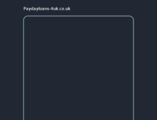 paydayloans-4uk.co.uk screenshot