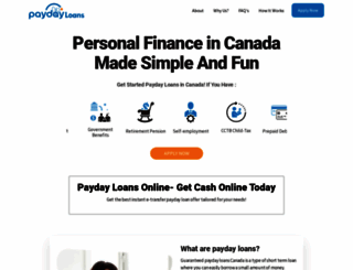 paydayloansbunny.ca screenshot