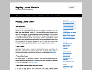 paydayloanswebsite.com screenshot