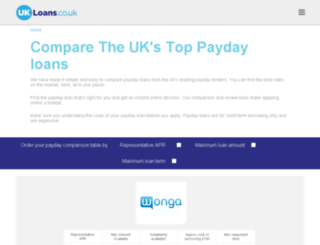paydayv2.ukloans.co.uk screenshot