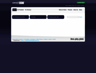 payers.gatewayedi.com screenshot