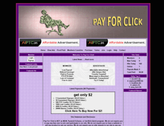 payforclick.in screenshot