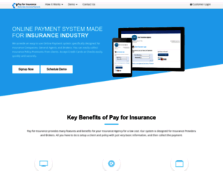 payforinsurance.com screenshot