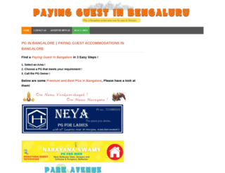 payingguestinbengaluru.com screenshot