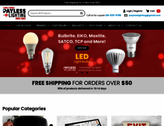 payless-4-lighting.com screenshot