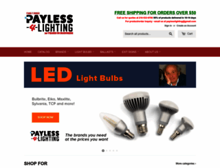 payless4lighting.myshopify.com screenshot