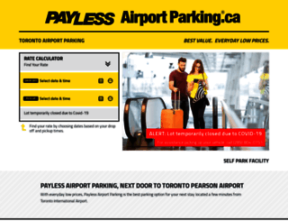 paylessairportparking.ca screenshot