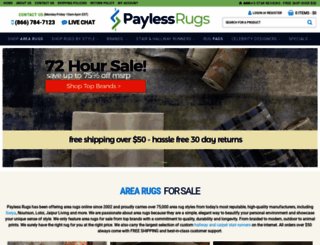 paylessrugs.com screenshot