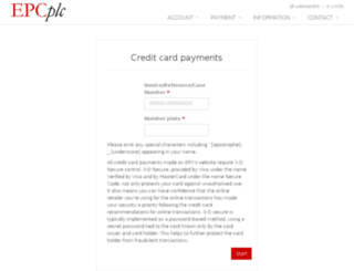 payment.epcplc.com screenshot